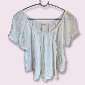 White Bohemian Gipsy Croptop Blouse